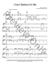 I Can't Believe It's Me piano sheet music cover